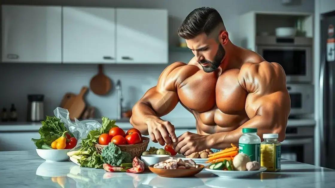 Alimentação para fisiculturista: descubra os segredos para um corpo mais definido