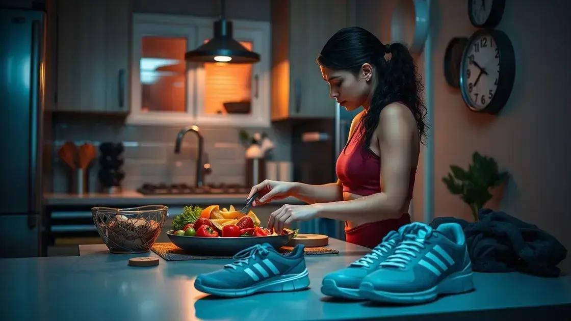 Crononutrição para treinos noturnos: como ajustar sua alimentação e melhorar o desempenho