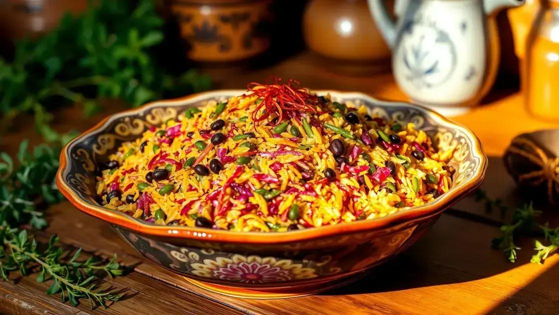 Arroz colorido com lentilha e açafrão: receita nutritiva para um almoço leve e prático
