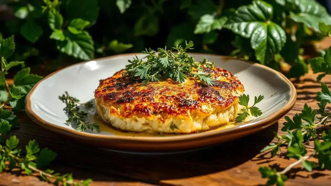 Bolinho de peixe assado com ervas finas: sabor, saúde e praticidade na sua mesa