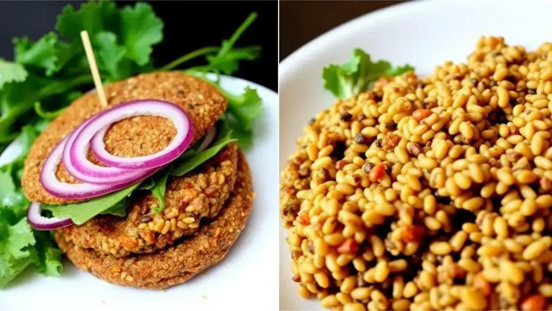 Burguer de feijão-corda e quinoa: opção saudável, saborosa e nutritiva para o seu dia