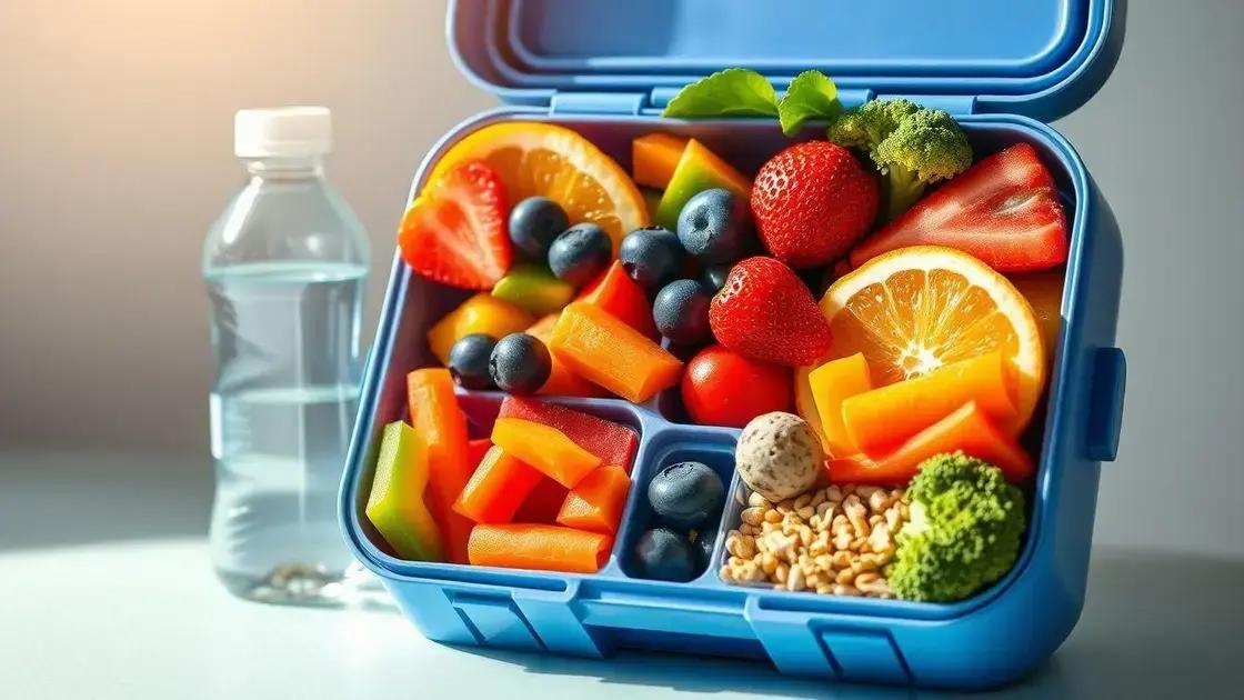 Como montar uma lancheira saborosa e cheia de nutrientes: criatividade e praticidade no dia a dia