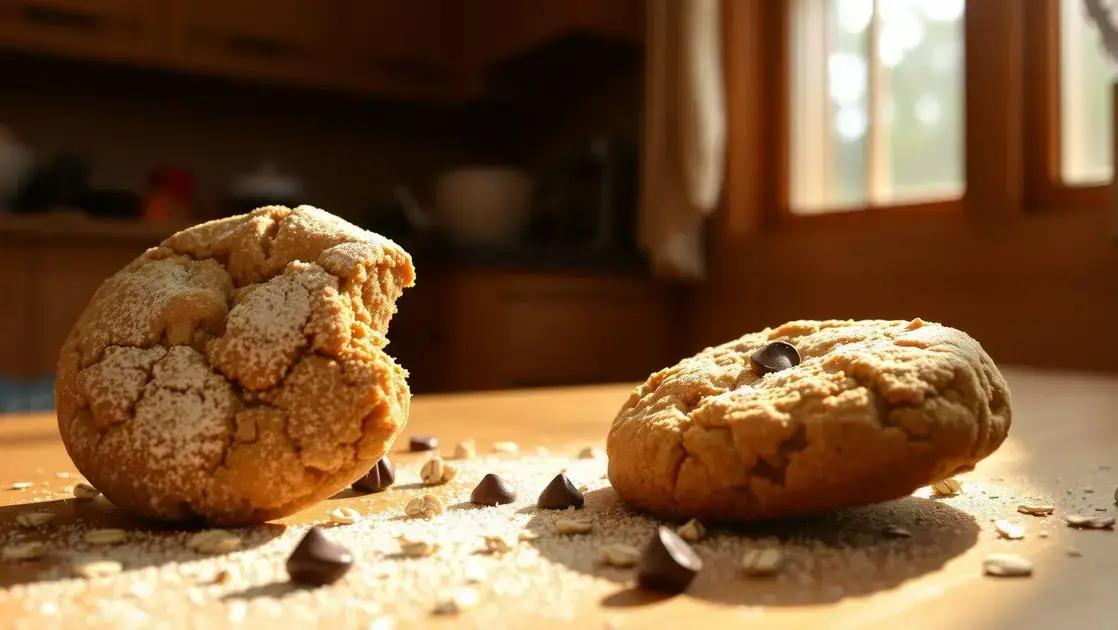 Cookie de aveia e clara em pó: lanche saudável, prático e nutritivo para o dia a dia