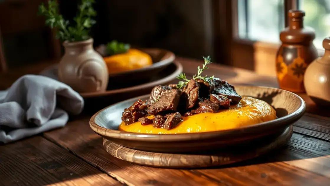 Escondidinho light de carne com purê de batata-doce prático e delicioso