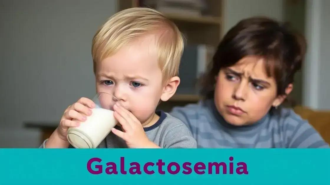 Galactosemia: o que é, sintomas e como lidar com essa condição