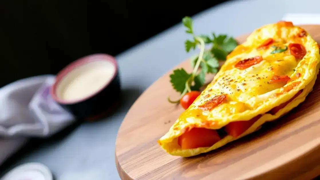 Omelete light de sardinha: uma opção saudável e rica em proteína para suas refeições