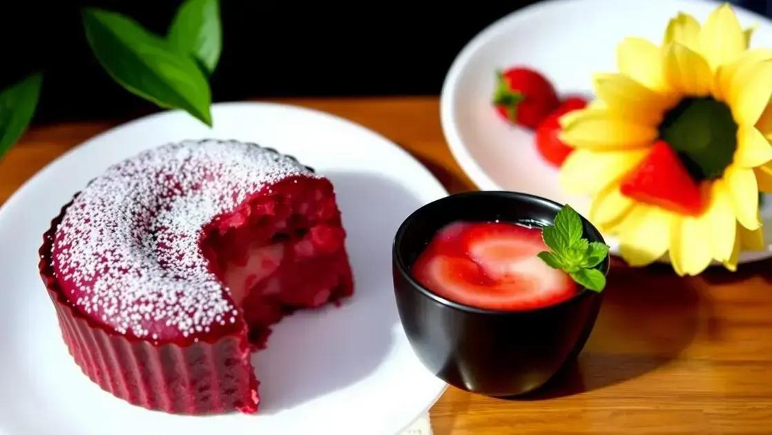 Pudim de chia com frutas vermelhas: sobremesa saudável, colorida e cheia de sabor