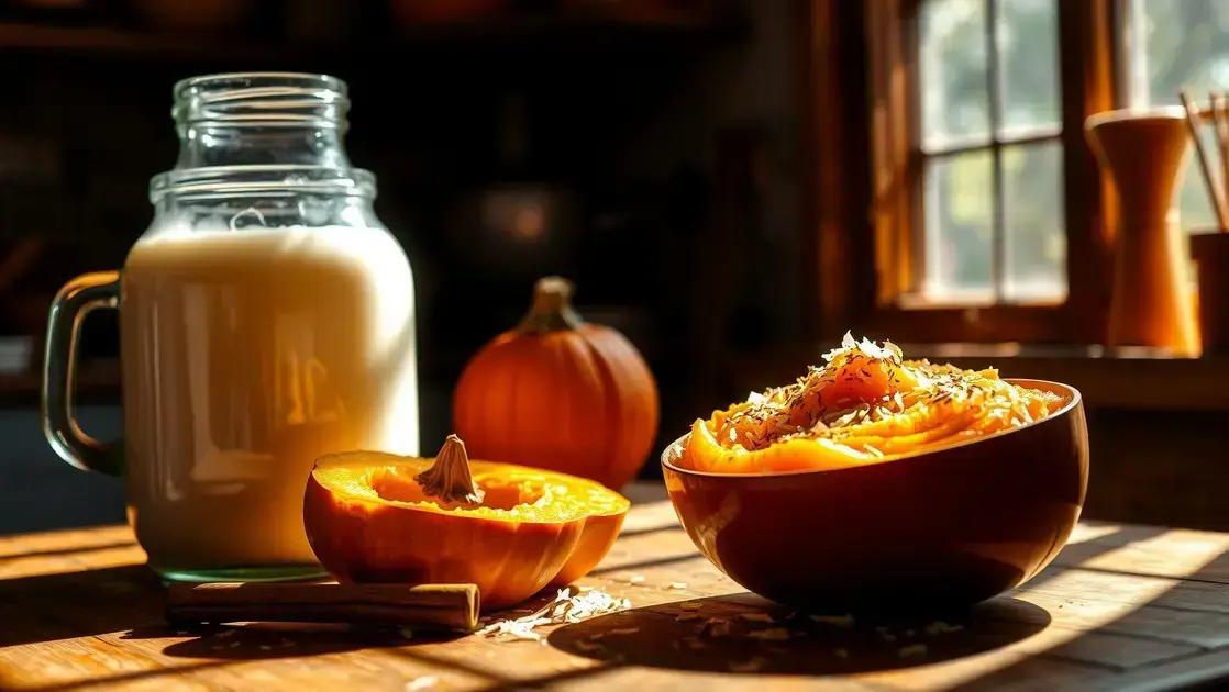 Purê de abóbora moranga com leite de coco: cremoso, saudável e surpreendente