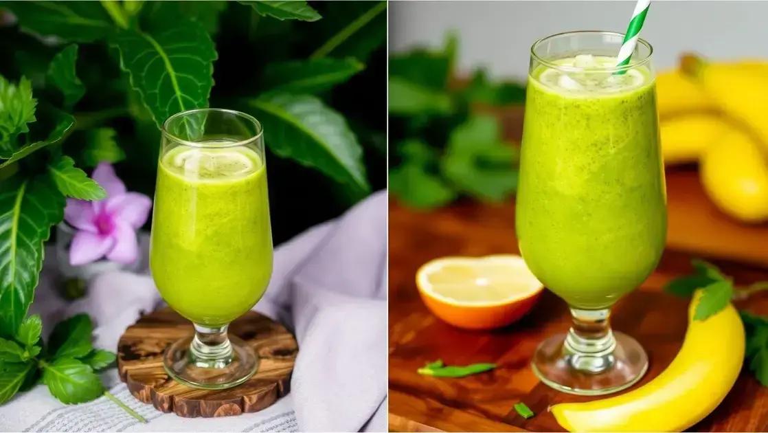 Suco de maçã verde com espinafre: refresco antioxidante fácil, leve e saudável