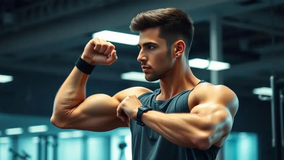 Testosterona para ganho de massa muscular: veja como potencializar resultados do jeito certo
