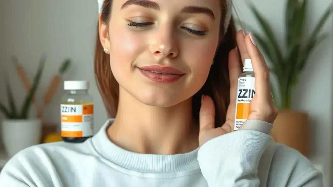 Zinco no tratamento de acne: descubra seu efeito anti inflamatorio e antimicrobiano