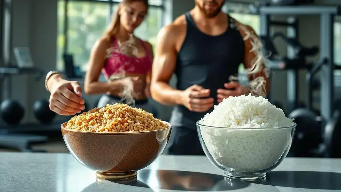 Arroz integral vs arroz branco qual o melhor para hipertrofia: surpreenda-se com a escolha ideal