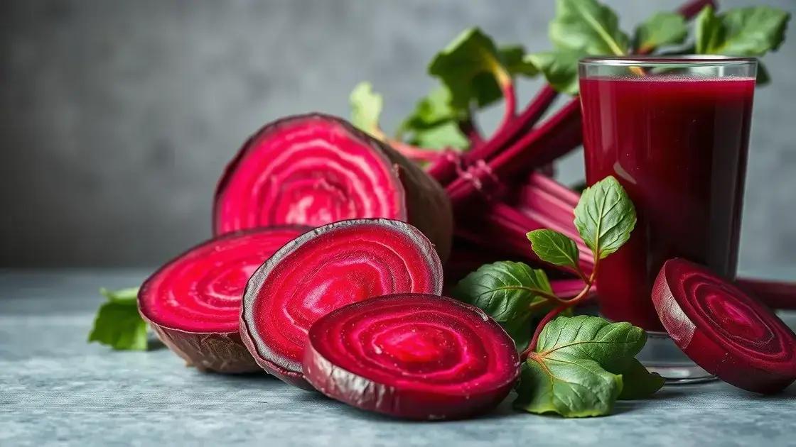 Beterraba é vasodilatador: desvende como esse alimento pode turbinar o seu desempenho