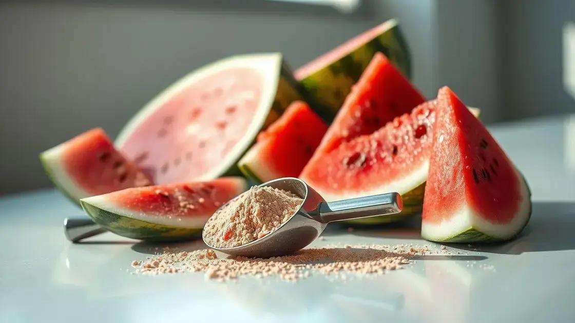 Citrulina para que serve: desvendando benefícios, usos e o que diz a ciência