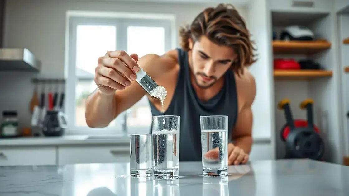 Como tomar creatina do jeito certo: guia prático para evitar erros que travam seus resultados