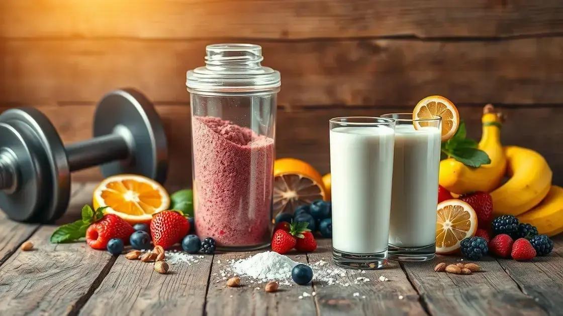 Diferença entre whey protein e caseína: como escolher a melhor opção para seu objetivo