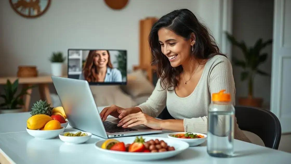 Nutricionista online: como transformar sua alimentação sem sair de casa e obter resultados reais