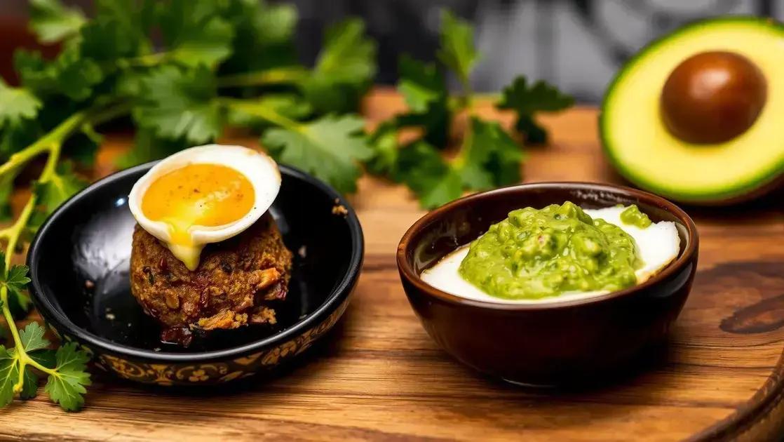 Ovo cozido recheado com guacamole: opção saudável para café, lanche ou pós-treino