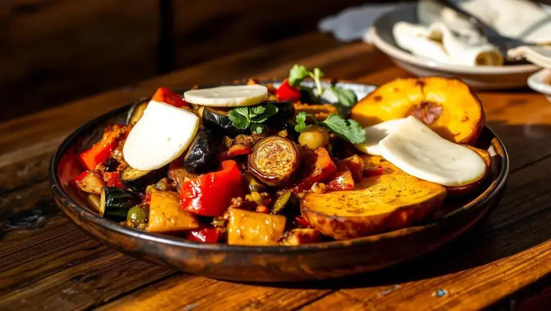 Ratatouille nordestino com macaxeira e queijo coalho: o sabor regional reinventado