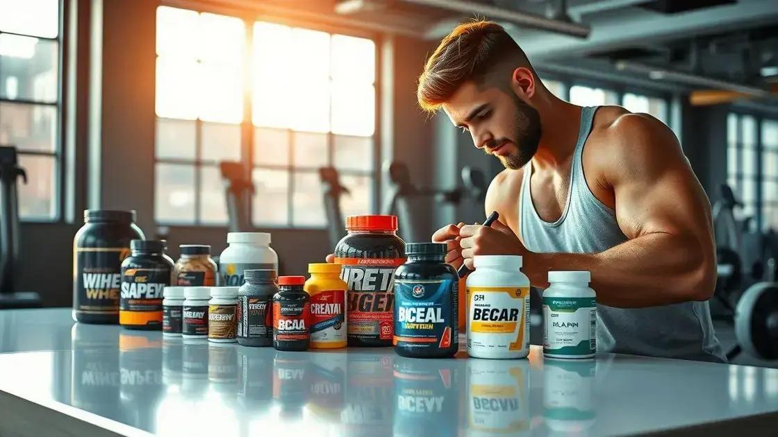 Suplementos para definir: entenda quais ajudam na definição e evite erros comuns