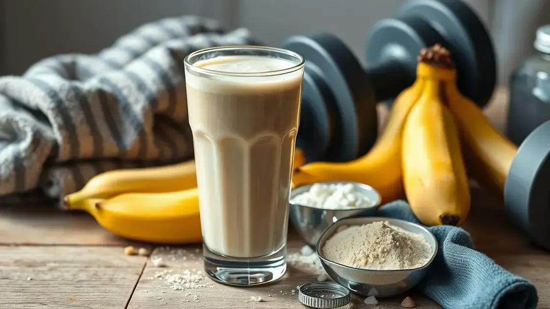 Vitamina de banana proteica: energia rápida, saciedade e músculos fortes na sua rotina