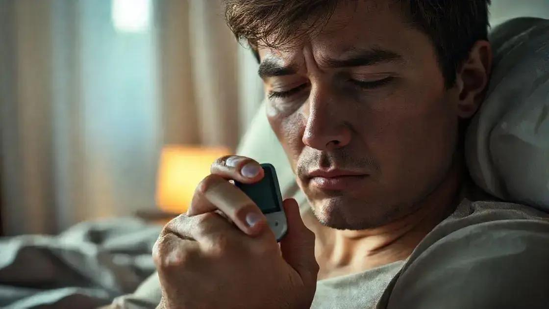 Você sabia que o diabetes pode alterar seu sono? veja impactos e o que muda na sua rotina